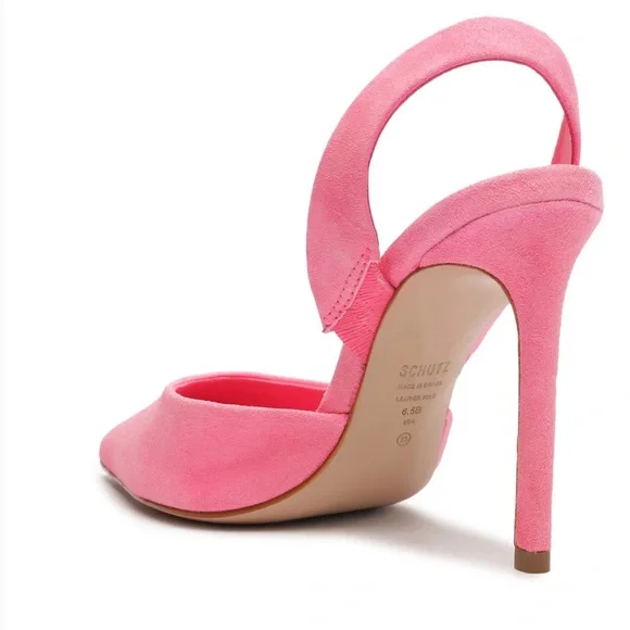 Lou Sling Suede Pump, brand new in box, Sz. 9.5, worn only once for 5 min - Picture 3 of 5